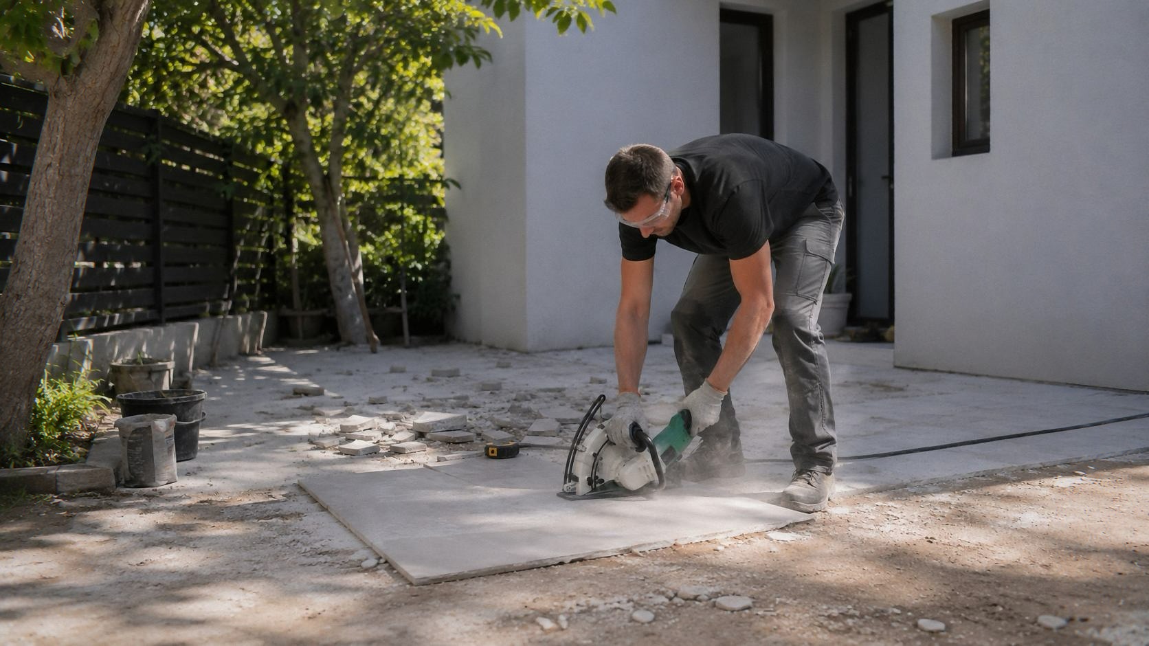 Hoteche 14-Inch Electric Concrete Saw